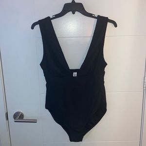 Andie Brand The Mykonos—Ribbed bathing suit XL tall